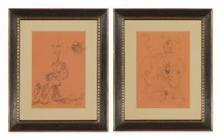 Anatoly Brusilovsky - Two Surreal Figures [2]