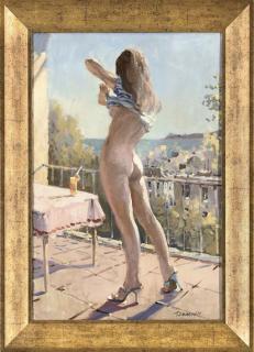 Anatoly Demenko - On the balcony