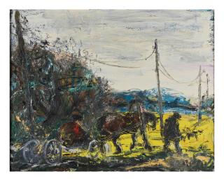 Anatoly Slepyshev - Cheval et chariot/ Horse and cart