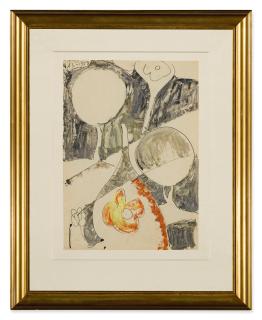 Anatoly Zverev - Landscape With Trees And Flowers