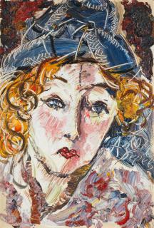 Anatoly Zverev - Portrait de Ksenia Aseeva/ Portrait of Ksenia Aseeva, 1971