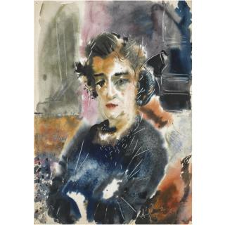 Anatoly Zverev - Portrait Of A French Lady In Moscow