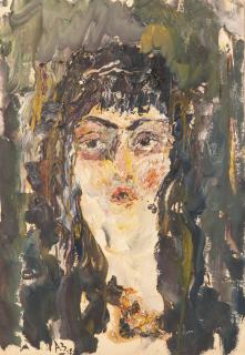 Anatoly Zverev - Portrait Of Aliki Costakis, 1958