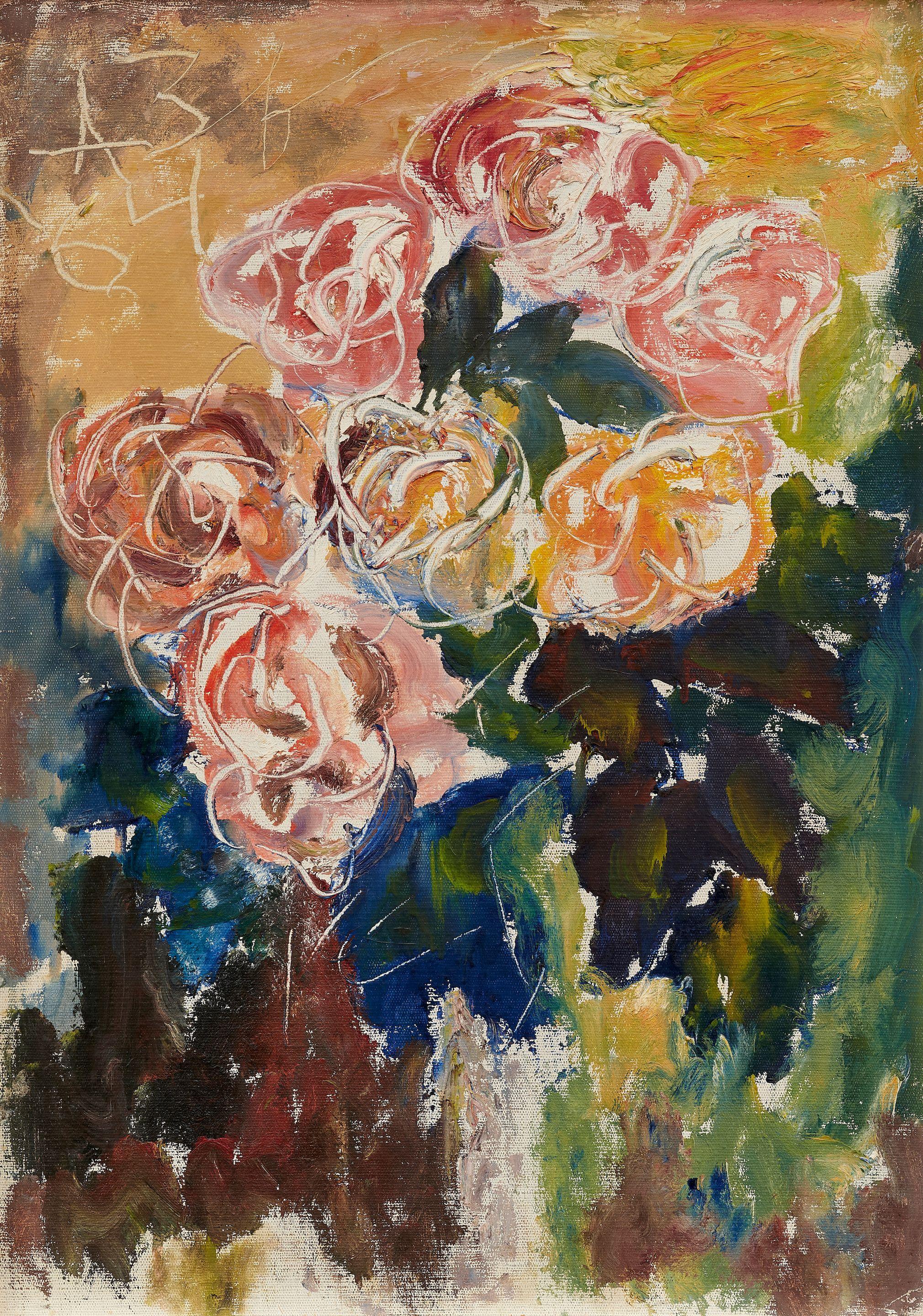 Anatoly Zverev - Still life with flowers