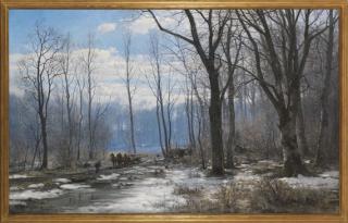 Anders Andersen-Lundby - Wintertag im Englischen Garten in München