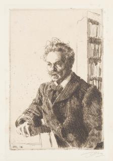 Anders Leonard Zorn - August Strindberg (Aspinal 231)