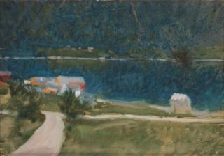 Anders Zorn - Fjord landscape Norway