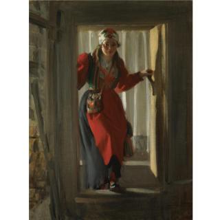 Anders Zorn - Swedish Kuvådörren (Female Figure)