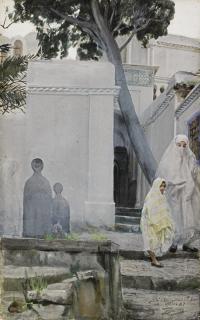 Anders Zorn - Swedishwomen Outside The Sidi Abderrahman Mosque, Algiers