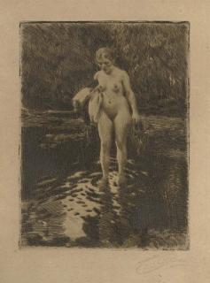 Anders Zorn - The Ford (Asplund 249)