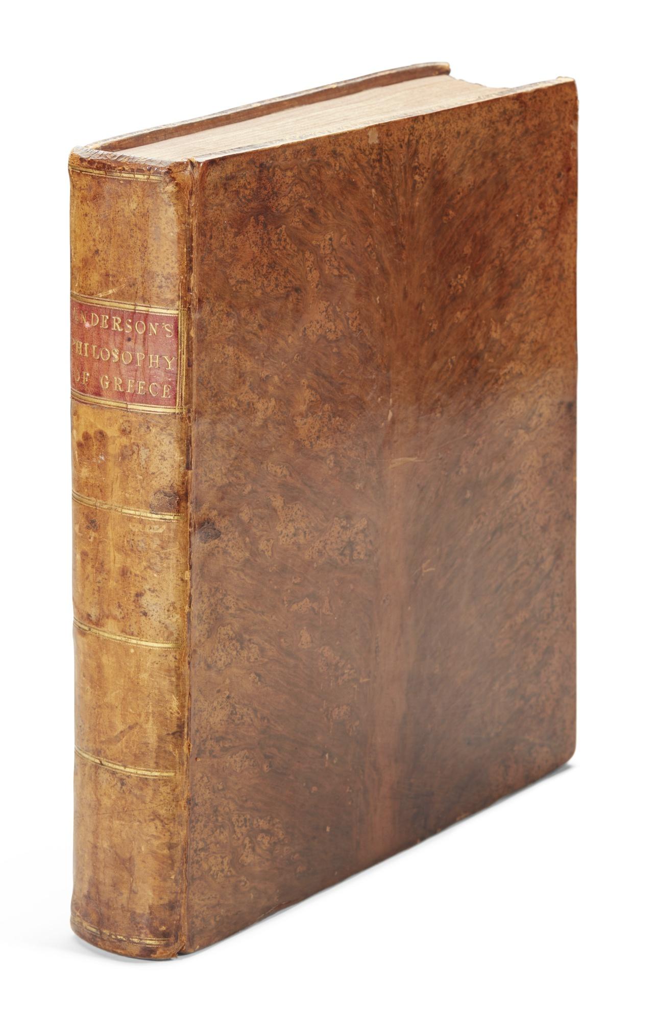 Anderson, Walter - The Philosophy Of Ancient Greece. Edinburgh: William Creech, 1791