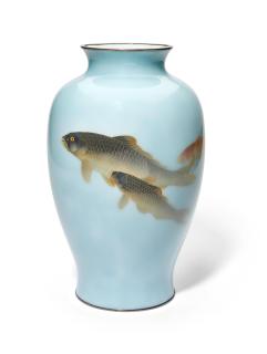 Ando Jubei - A cloisonné-enamel vase