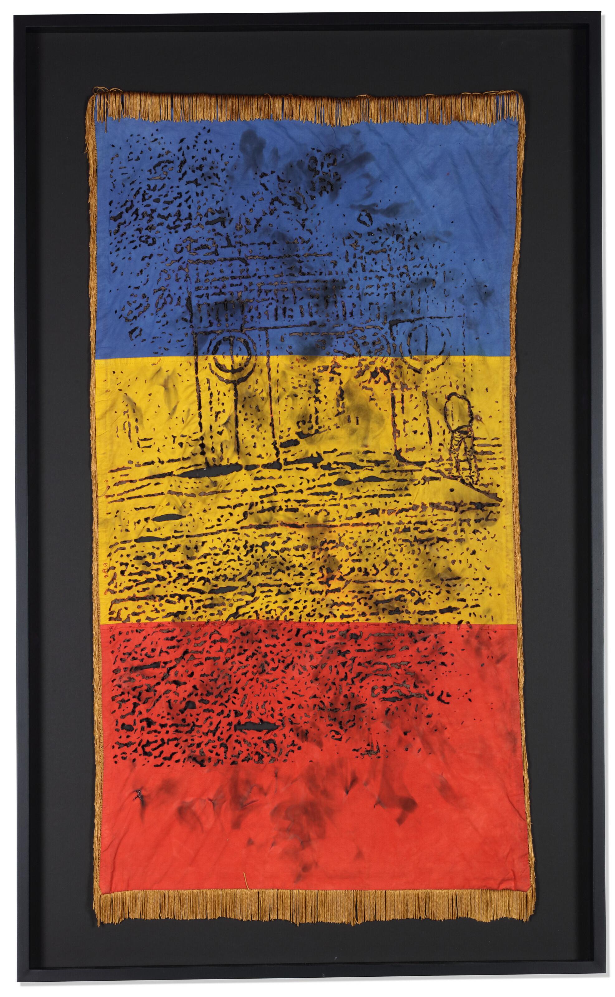 Andra Ursuța - Man Pissing on Brancusi Sculpture