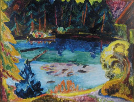 Andre Alexeyevich Jawlensky - Der Bblausee Bei Kandersteg