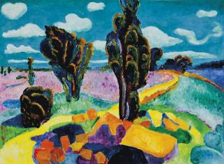 Andre Alexeyevich Jawlensky - Ginepri della brughiera (Wacholderbäume in der Heide)
