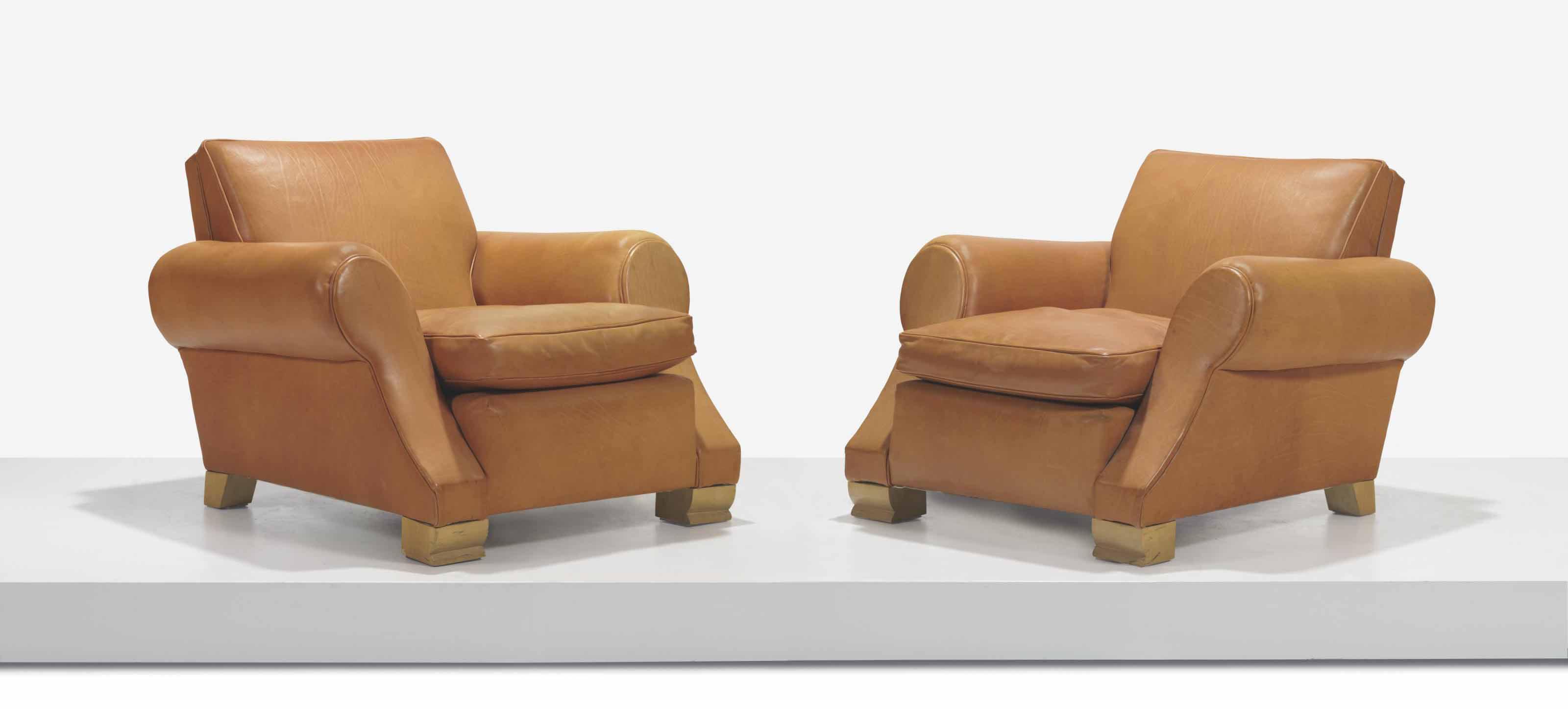 Andre Arbus - A Pair Of Armchairs, Circa 1935