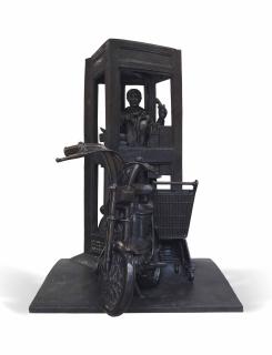 André Barelier - La Cabine téléphonique