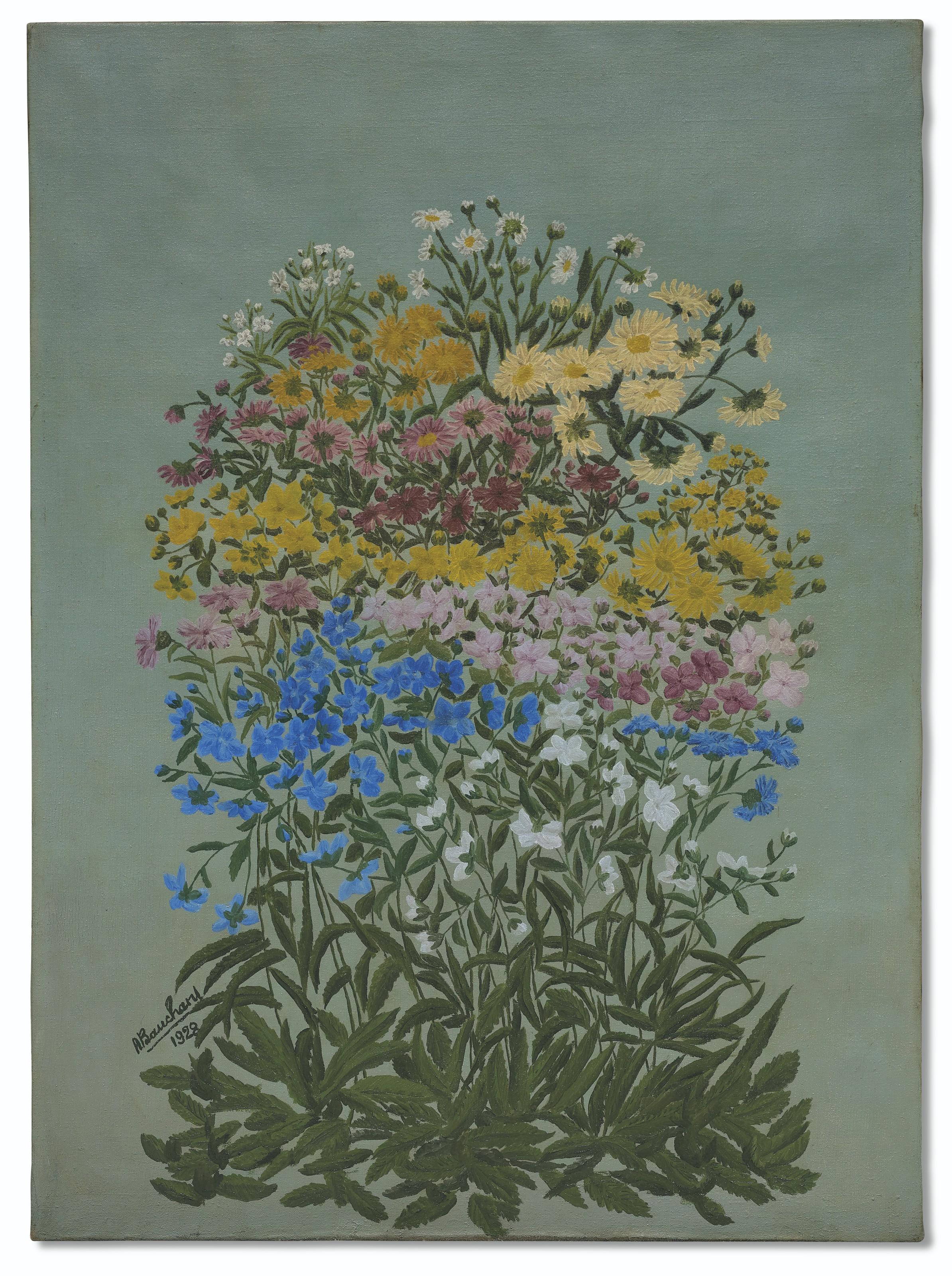 André Bauchant - Bouquet De Fleurs, 1928