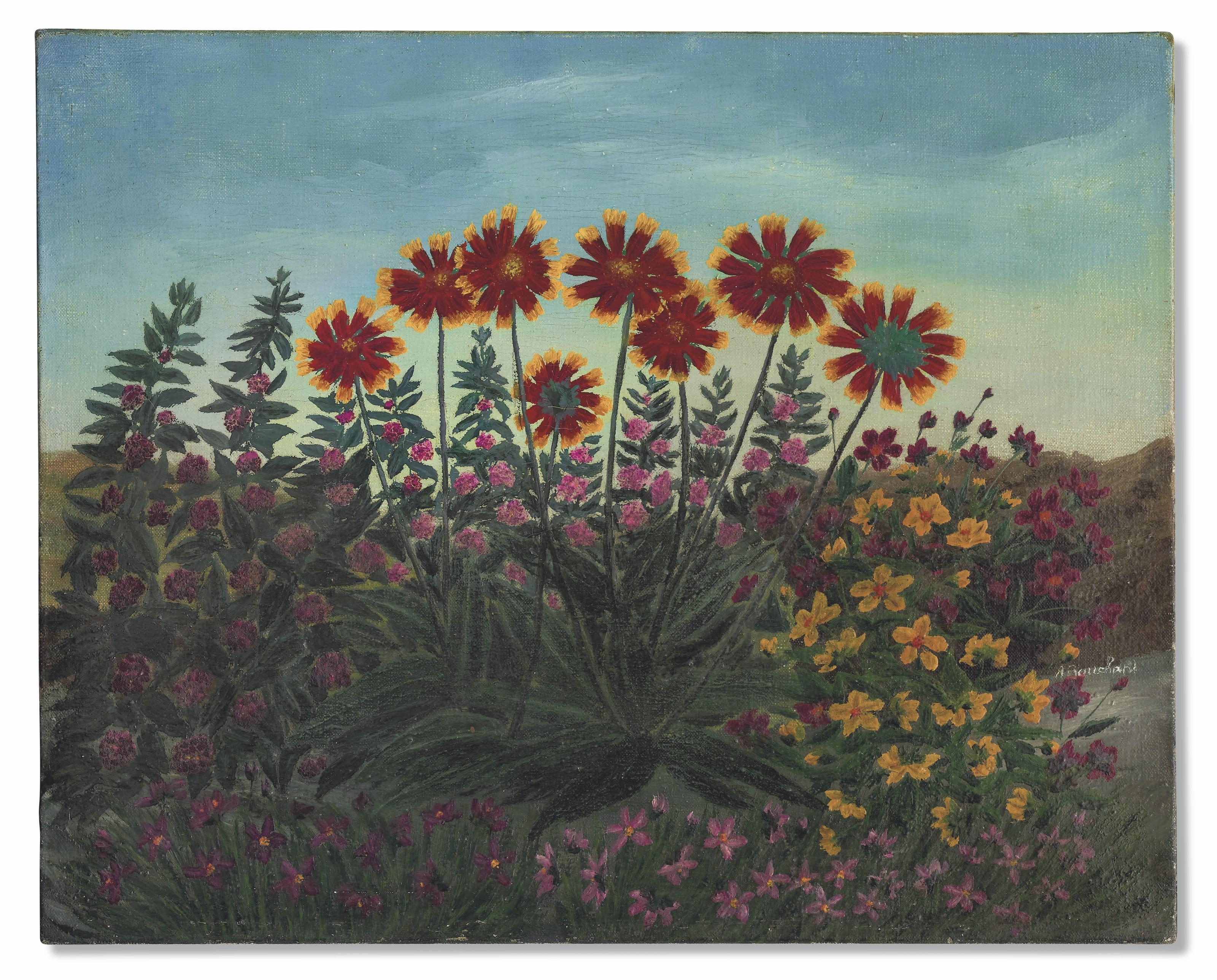 André Bauchant - Fleurs Des Prés