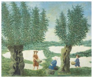 André Bauchant - La pêche d\'étangs