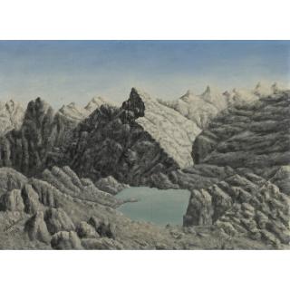 André Bauchant - Paysage Montagne