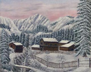 Andre Bauchant - Paysage sous la neige