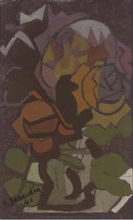 André Beaudin - La rose orange