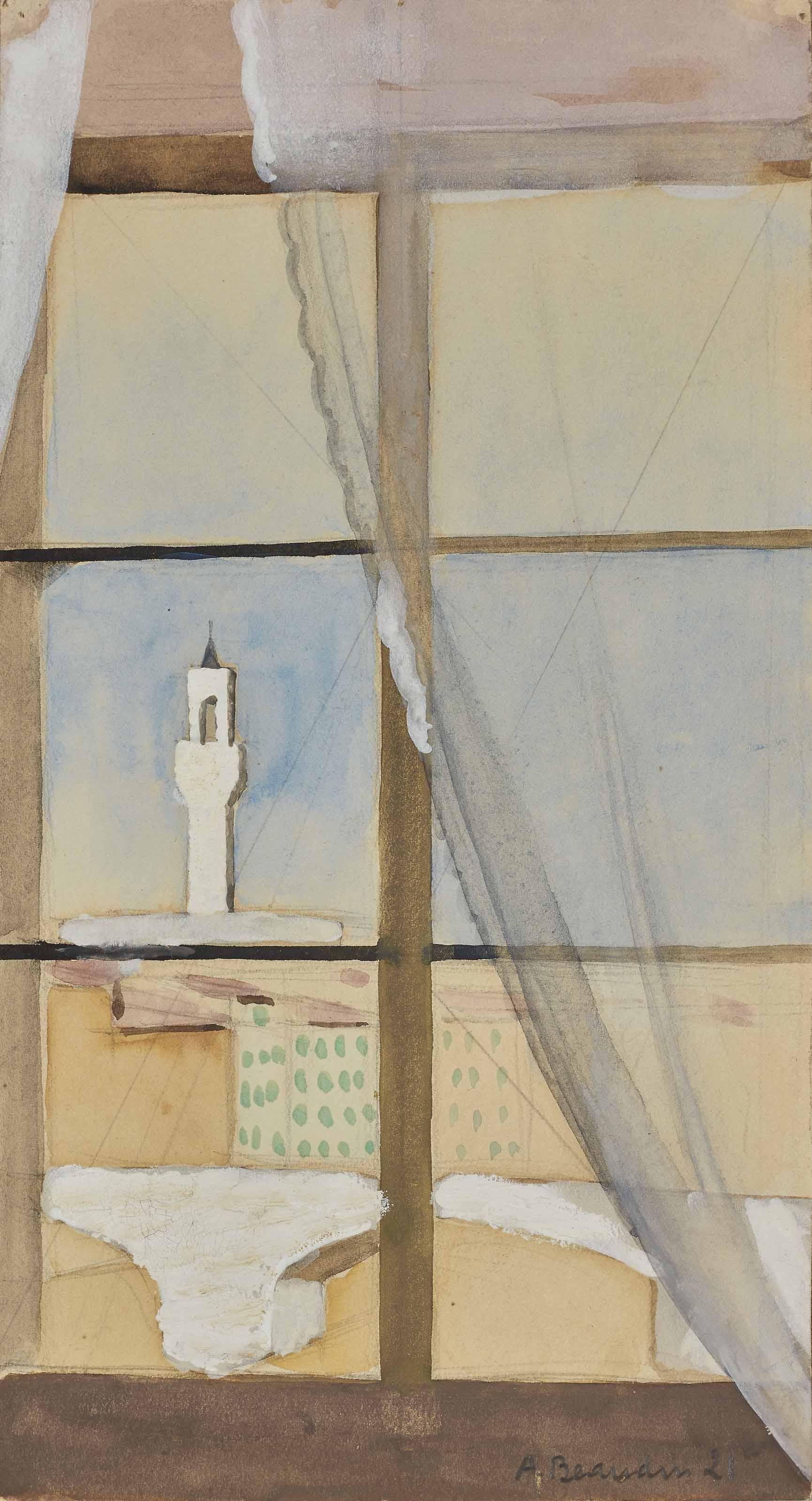 André Beaudin - Vue d\'une fenêtre