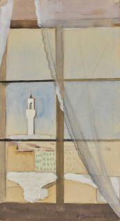 André Beaudin - Vue d\'une fenêtre