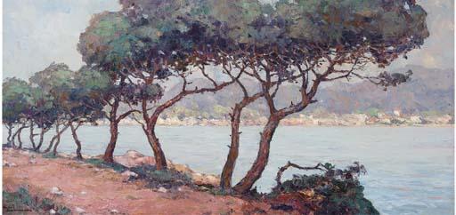 André Beronneau - Bord de mer au Cap Ferrat