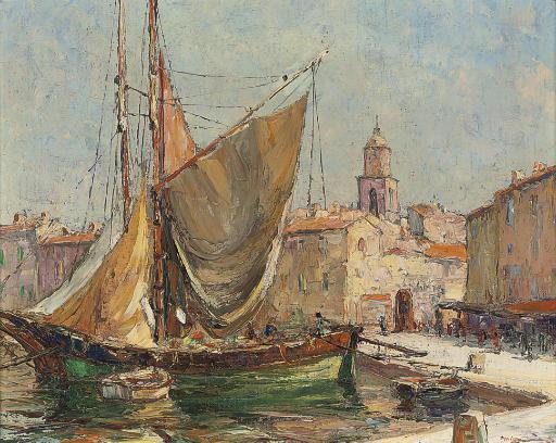 André Beronneau - Quai Suffren, St Tropez