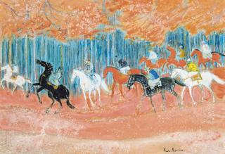 Andre Brasilier - Automne corail