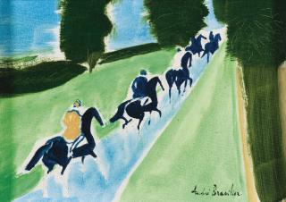 André Brasilier - Cavaliers À Loupeigne