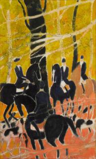 André Brasilier - Chasse à Courre