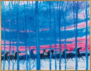 André Brasilier - Chevauchée Du Soir