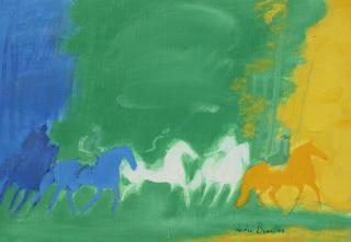 André Brasilier - Forêt tricolore