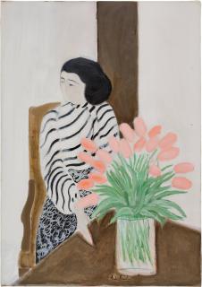 André Brasilier - La Blouse Rayee