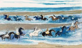 André Brasilier - La grande chevauchée bleue