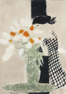 André Brasilier - La Robe À Carreaux