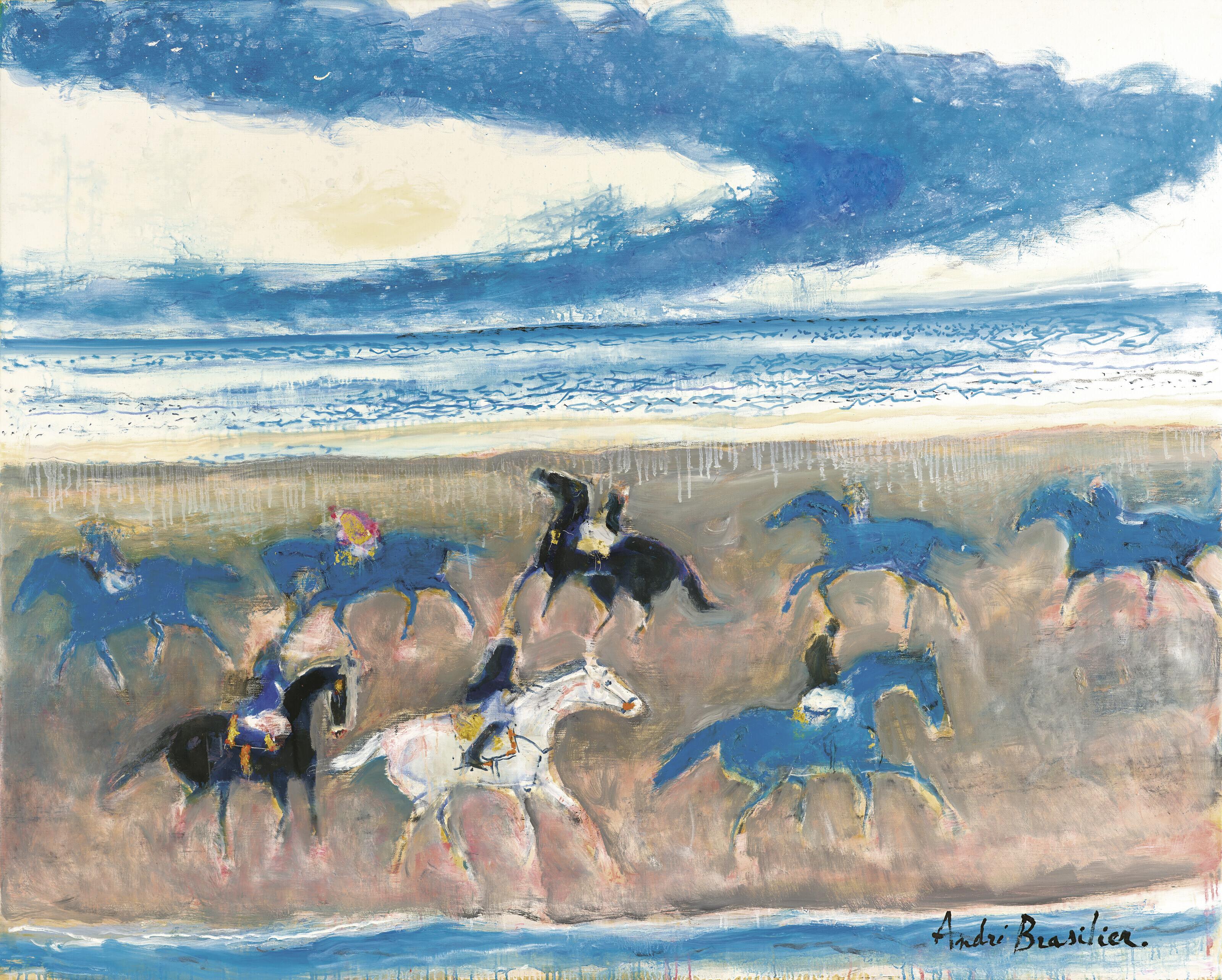 André Brasilier - La ronde des cavaliers