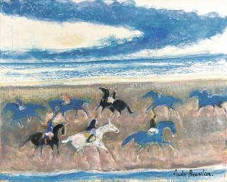 André Brasilier - La ronde des cavaliers