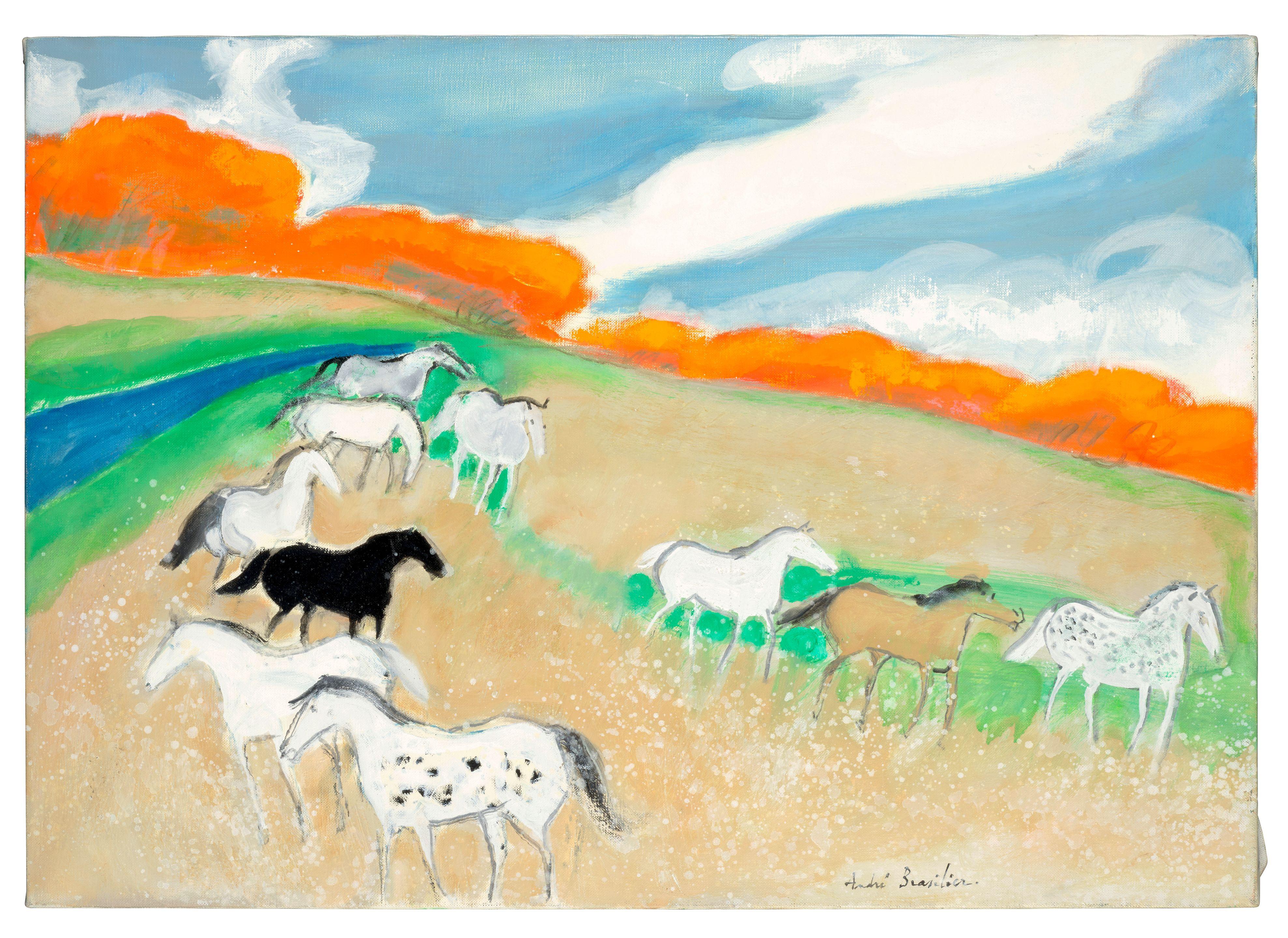 André Brasilier - Les buissons ardents