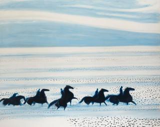 André Brasilier - Les chevaux de Neptune