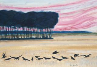 André Brasilier - Les corbeaux