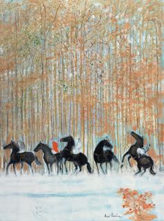 André Brasilier - Les premières neiges