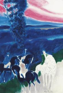 Andre Brasilier - Les quatre cavaliers