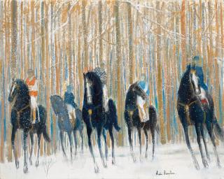 André Brasilier - Promenade à cheval André