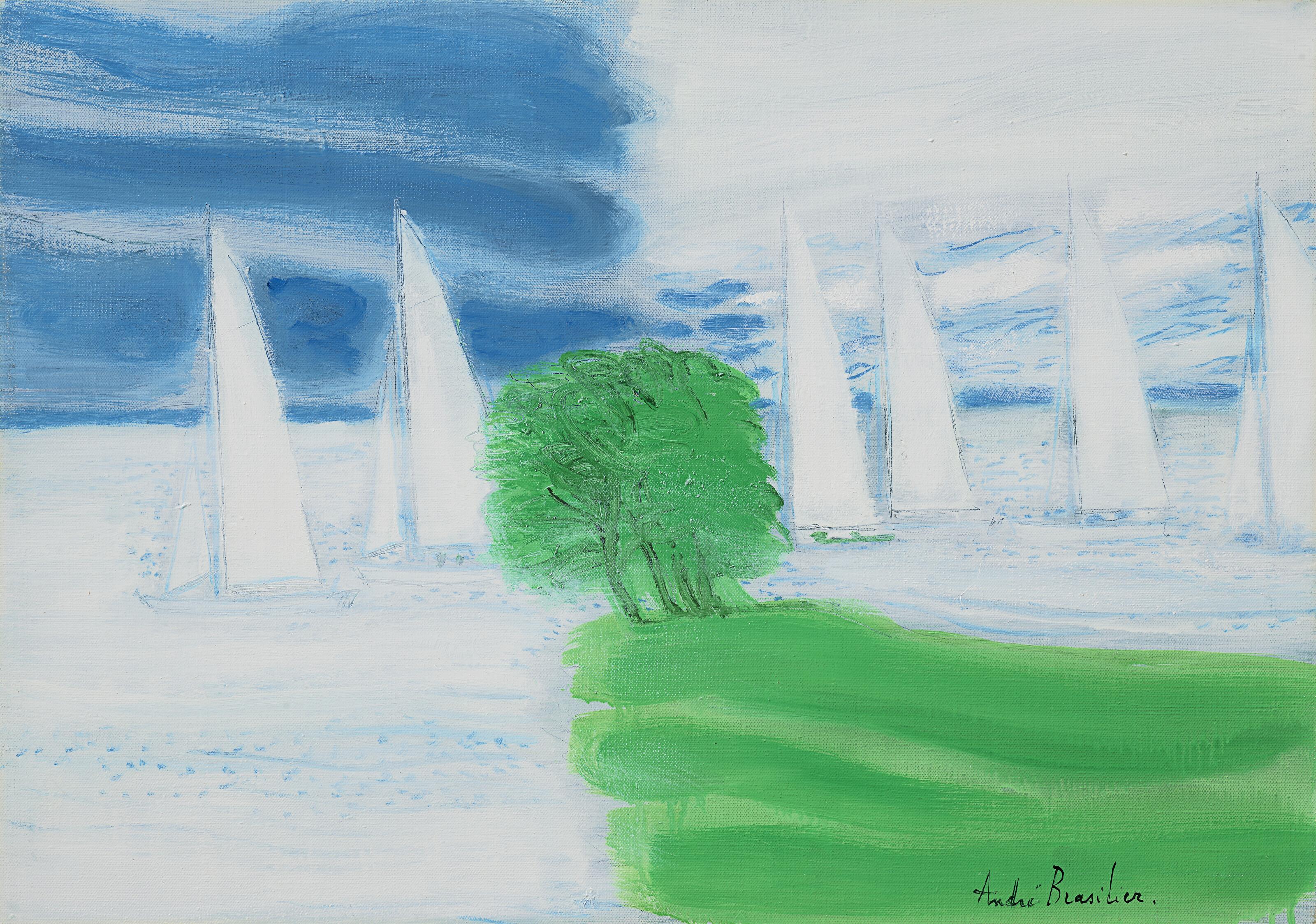 André Brasilier - Régate à Oslo