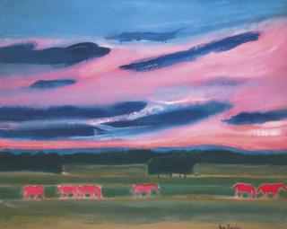 André Brasilier - Soir En Vallois