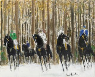 André Brasilier - Sortie du bois